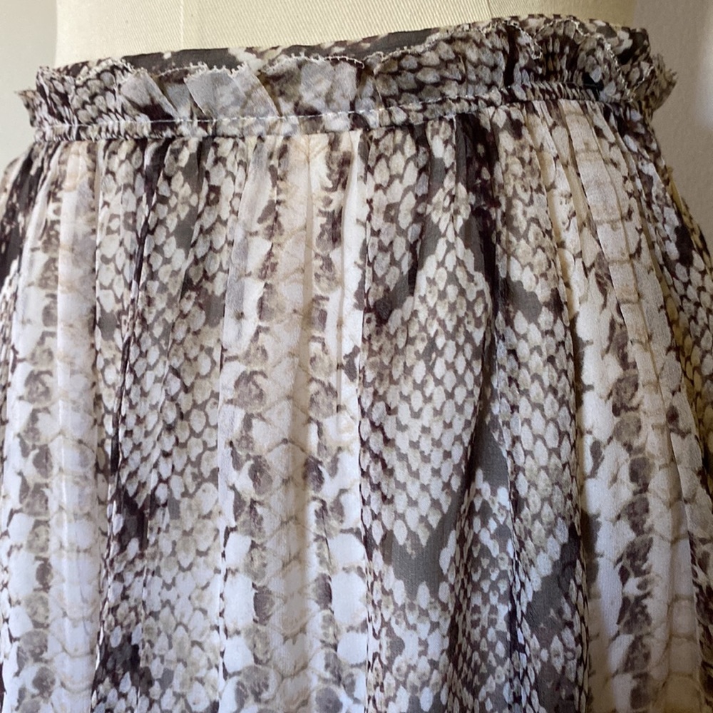 J Crew Collection Silk Snakeskin Print Maxi Skirt-Tags On! - Picture 4 of 9